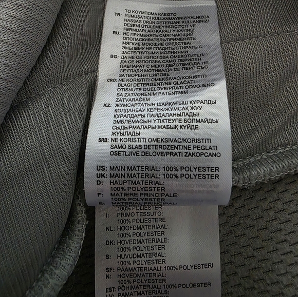 adidas Response Performance 1/4 Zip Pullover, Men's Medium, EUC - Light Gray - Picture 8 of 13